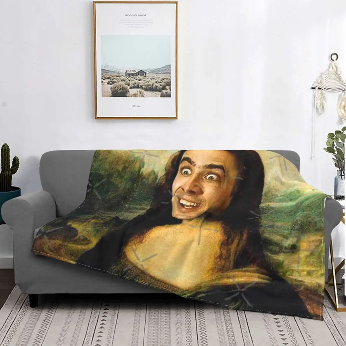 Mona Lisa Nicolas Cage Blanket Bedspread Bed Plaid Plaid Bedspreads Fleece Blanket Home Textile Luxury
Mona Lisa Nicolas Cage Blanket Bedspread Bed Plaid Plaid Bedspreads Fleece Blanket Home Textile Luxury