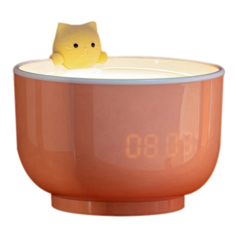 Alarm Light, Three Levels of Light Can Be Adjusted Freely. Cartoon Cat Alarm Clock Light for Girls, Bedroom
Alarm Light, Three Levels of Light Can Be Adjusted Freely. Cartoon Cat Alarm Clock Light for Girls, Bedroom