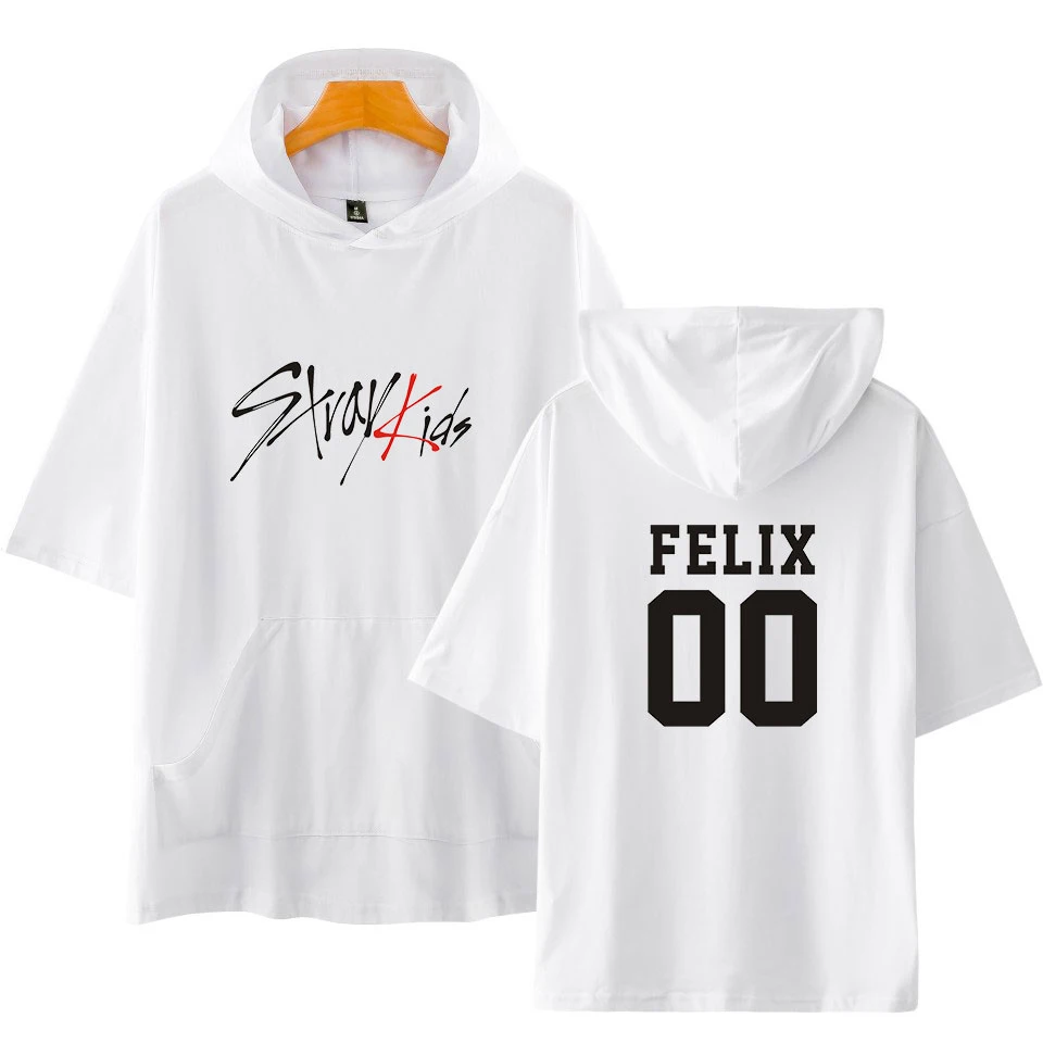 COOL StrayKids T-shirt Stray Kids Hoode Tshirts short sleeve Men/Women Tees WOOJIN FELIX HYUNJIN JEONGIN MINHO blusas mujer
COOL StrayKids T-shirt Stray Kids Hoode Tshirts short sleeve Men/Women Tees WOOJIN FELIX HYUNJIN JEONGIN MINHO blusas mujer