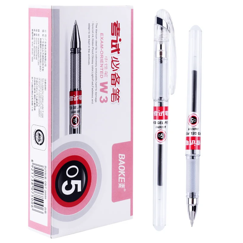 12 Burke Neutral Pen W3 Signature Pen Water Pen Black Pen Student Test 0.5mm Stationery Office Work Smoothly and Quickly
12 Burke Neutral Pen W3 Signature Pen Water Pen Black Pen Student Test 0.5mm Stationery Office Work Smoothly and Quickly