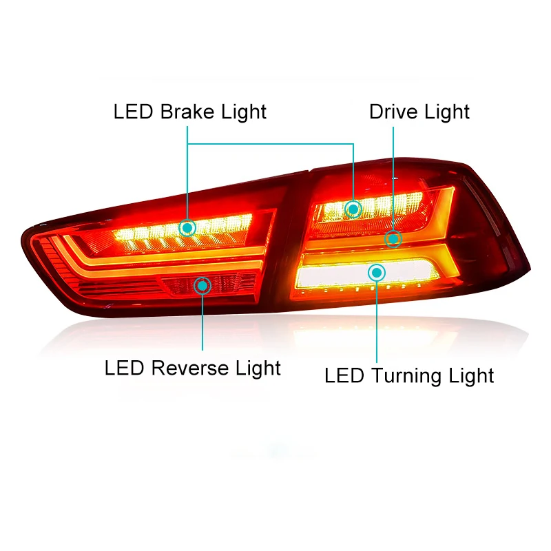 LED Tail Light Assembly for Mitsubishi Lancer / EVOx 2005 -2017 Left Right Side LED Tail Lamp Reverse Light Turning Signal
LED Tail Light Assembly for Mitsubishi Lancer / EVOx 2005 -2017 Left Right Side LED Tail Lamp Reverse Light Turning Signal