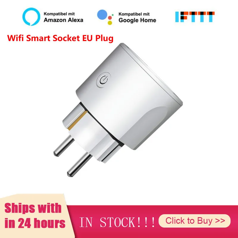 Wifi Socket European Standard Plug EU Standard Wifi Smart Socket For Alexa Google Home Wireless Remote Control Voice Control
Wifi Socket European Standard Plug EU Standard Wifi Smart Socket For Alexa Google Home Wireless Remote Control Voice Control