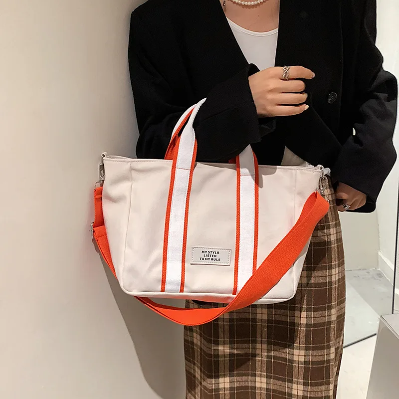 Girls Casual Fashion Classic Canvas Big Capacity Women Handbags Messenger Bags Shoulder Bag Tote Bags 2021
Girls Casual Fashion Classic Canvas Big Capacity Women Handbags Messenger Bags Shoulder Bag Tote Bags 2021
