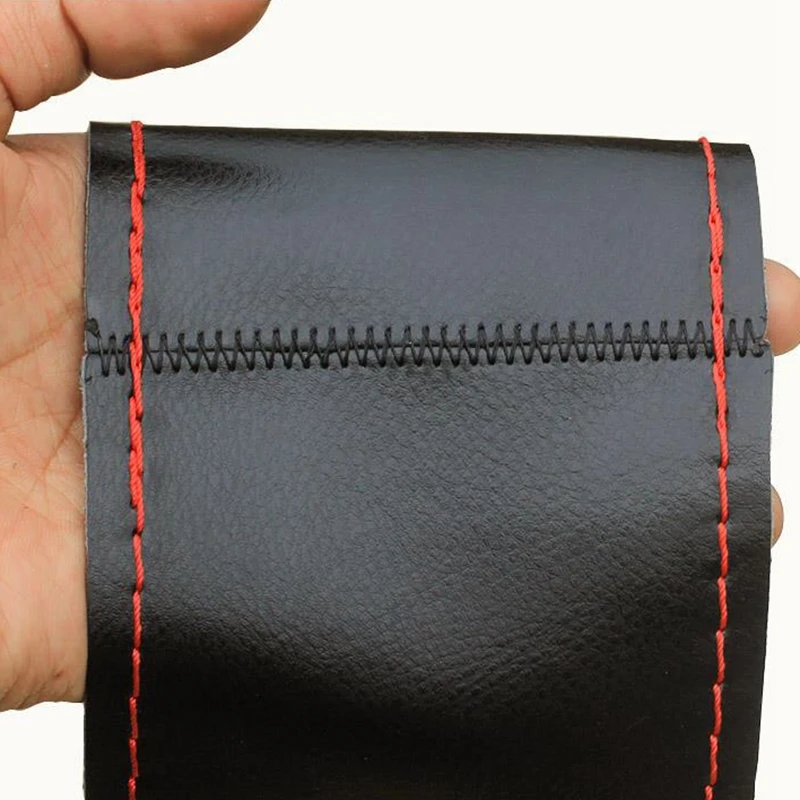 DIY 38cm Steering Wheel Covers Soft Leather Braid On The Steering-wheel Of Car With Needle And Thread Interior Accessories
DIY 38cm Steering Wheel Covers Soft Leather Braid On The Steering-wheel Of Car With Needle And Thread Interior Accessories