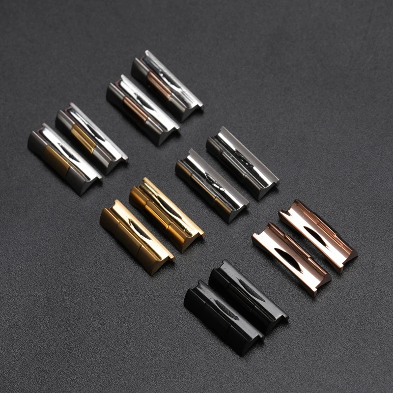 20MM 21MM Silver Gold Black Rose Gold Solid Curved End Link Endlink Just For Daytona 116610 Watch Band Rubber Leather
20MM 21MM Silver Gold Black Rose Gold Solid Curved End Link Endlink Just For Daytona 116610 Watch Band Rubber Leather