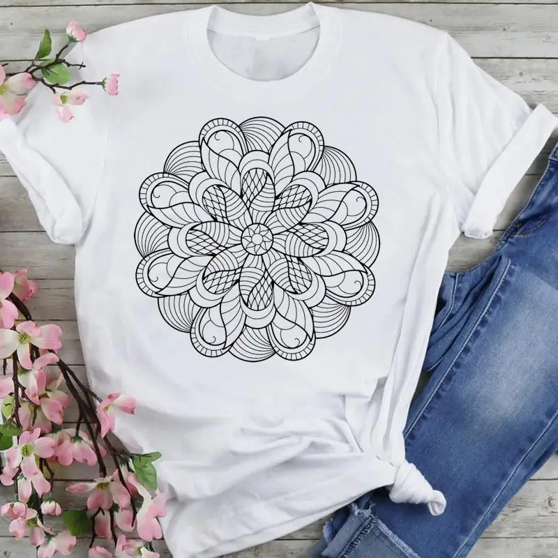 Women Graphic Vintage Short Sleeve Floral Cartoon Fashion Summer Female Clothes Print Short Sleeve Tops Tees Tshirt T-Shirt
Women Graphic Vintage Short Sleeve Floral Cartoon Fashion Summer Female Clothes Print Short Sleeve Tops Tees Tshirt T-Shirt