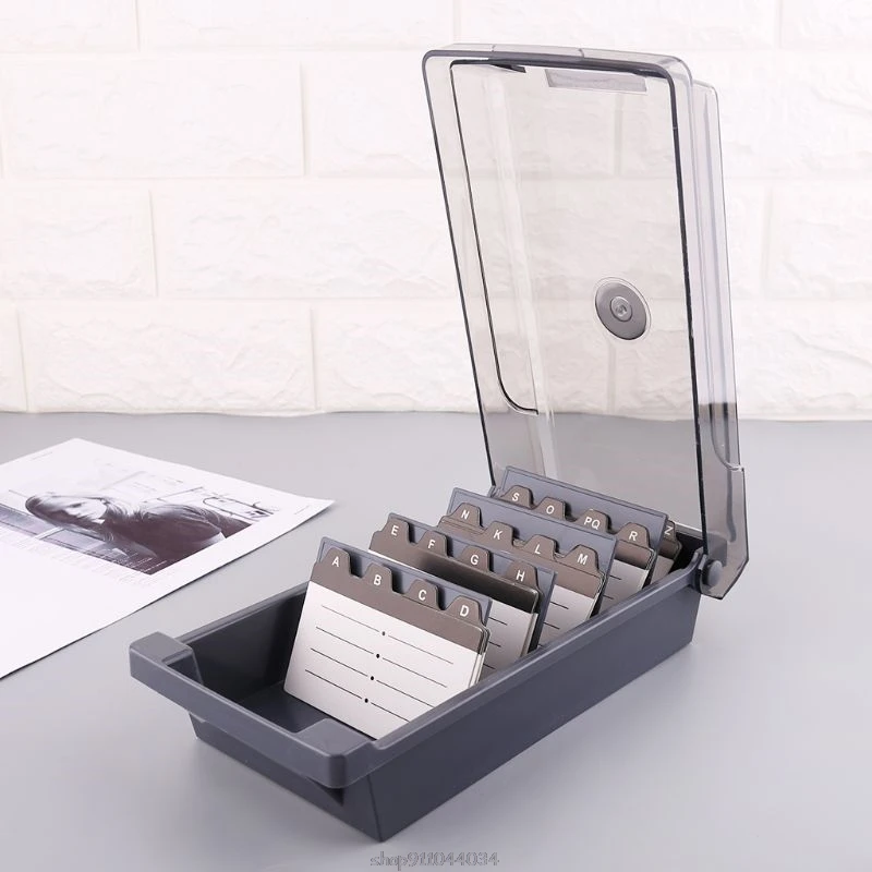 Large Capacity Splitter Index Tabs Business Card Holder Name Card Storage Box Organizer Case F26 21 Dropship
Large Capacity Splitter Index Tabs Business Card Holder Name Card Storage Box Organizer Case F26 21 Dropship