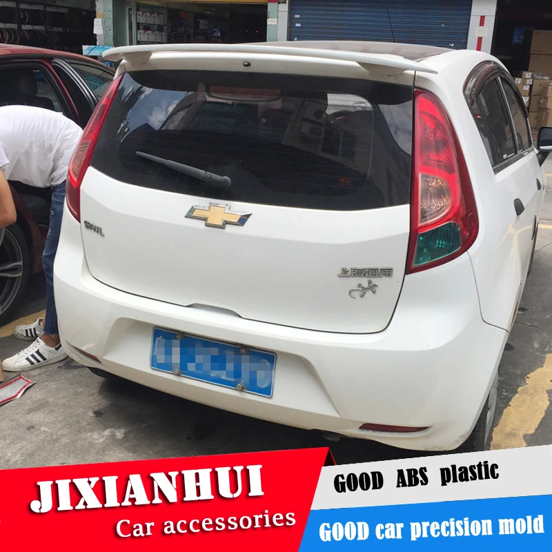Для спойлера с парусом 2011 2013 спойлер для хэтчбека Chevrolet sail JSDK из АБС пластика