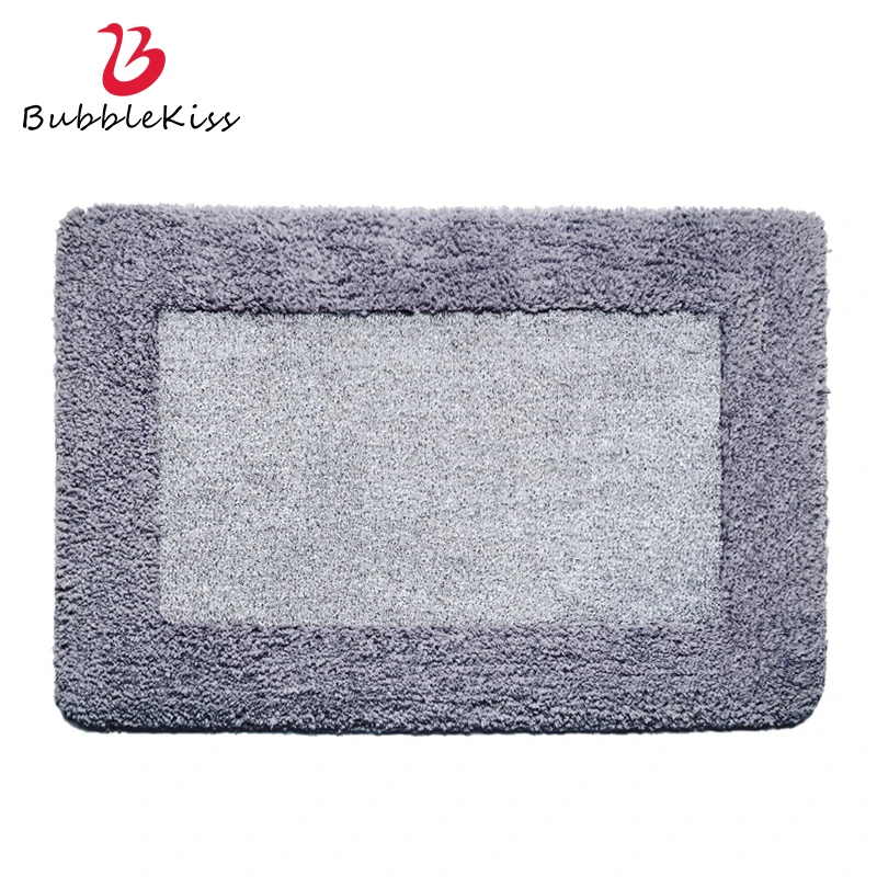 

Bubble Kiss Water Absorption Welcome Entrance Door Mat White Gray Thicken Soft Comfortable Home Bathroom Anti-Slip Floor Rugs