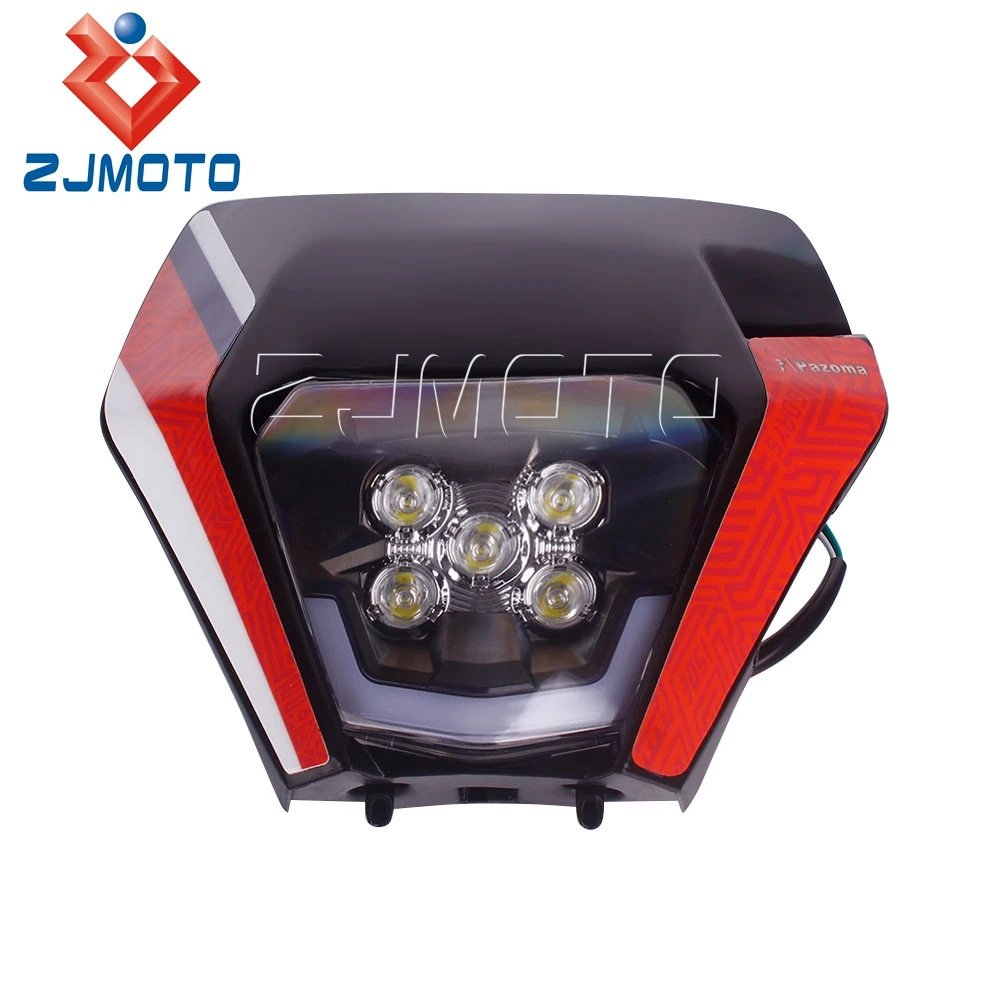 High Power 5 LED High Bean Motorcycle Front Head Lamp For 690 SMC R EU orange 2019 2020 Dirt Bike, Dual Sport Headlight
High Power 5 LED High Bean Motorcycle Front Head Lamp For 690 SMC R EU orange 2019 2020 Dirt Bike, Dual Sport Headlight