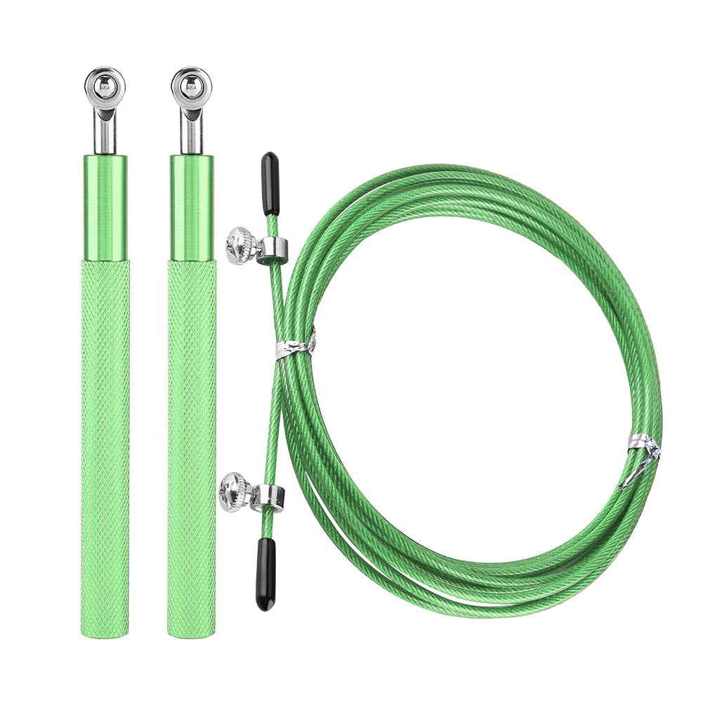 High Quality Aluminium Alloy Handle Speed Jump Skipping Rope Sports Training Equipment Handle Universal Bearing Skipping Rope
High Quality Aluminium Alloy Handle Speed Jump Skipping Rope Sports Training Equipment Handle Universal Bearing Skipping Rope