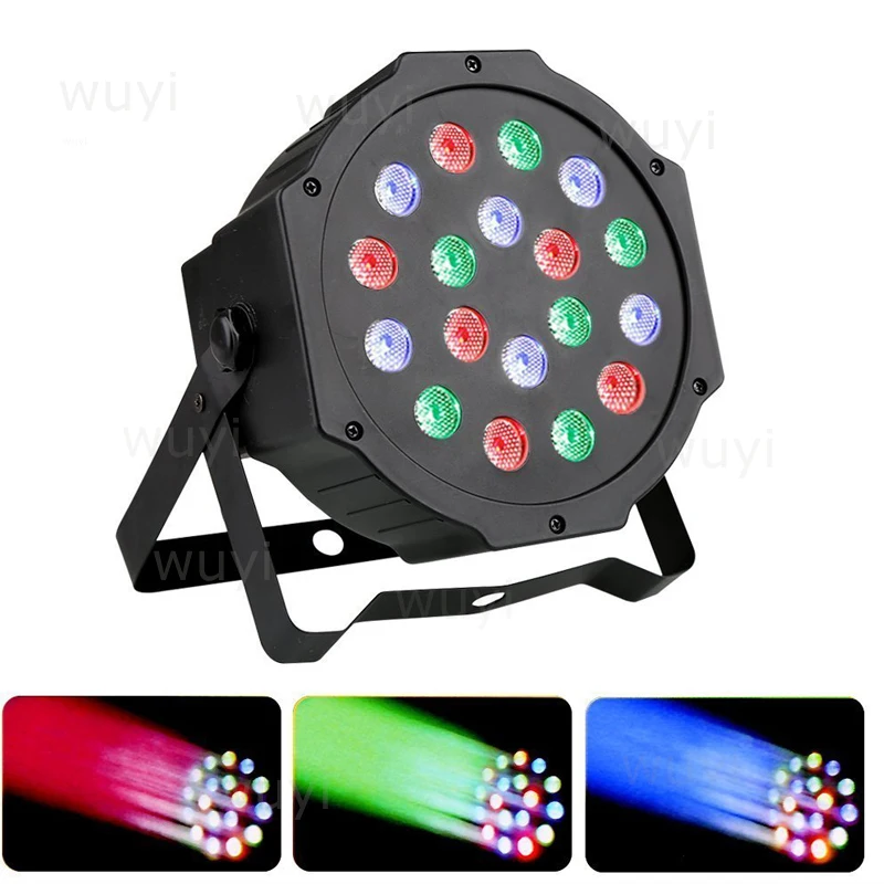 18X3 Watt Flat Par Light Colorful LED with DMX and Voice Control for Disco Stage Theater Party Prom Wedding
18X3 Watt Flat Par Light Colorful LED with DMX and Voice Control for Disco Stage Theater Party Prom Wedding