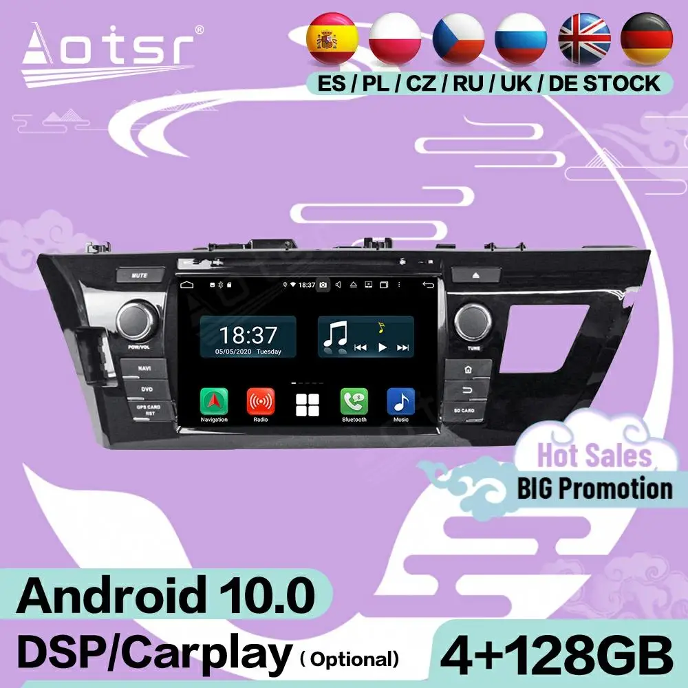 Мультимедийный плеер на Android с экраном 128G Carplay, стерео, GPS, видео, аудио, радио, головное устройство для Toyota Corolla 2014, 2015, 2016
Мультимедийный плеер на Android с экраном 128G Carplay, стерео, GPS, видео, аудио, радио, головное устройство для Toyota Corolla 2014, 2015, 2016