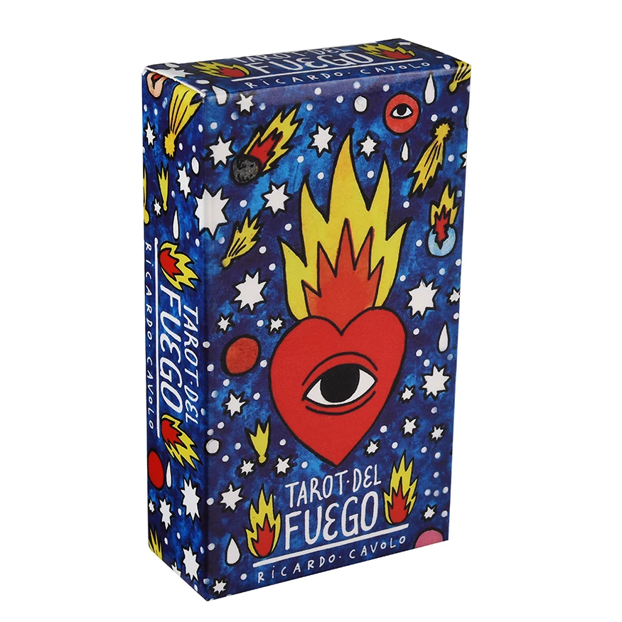 Tarot del Fuego Cards for Deck Oracles Electronic Guide Book Game Toy by Ricardo Cavolo|Карточные игры| |