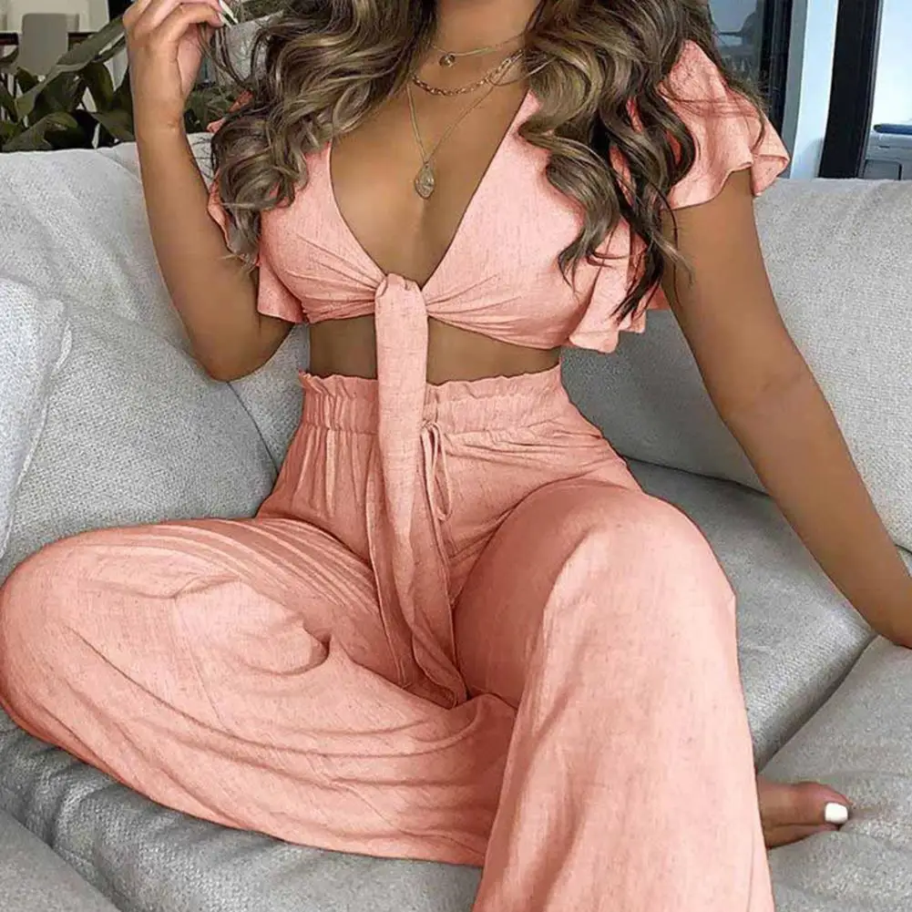 Пикантные шикарные женские туфли из двух частей комплект для женщин с открытыми плечами без рукавов Топ с высокой талией, широкие штаны, ком...
Пикантные шикарные женские туфли из двух частей комплект для женщин с открытыми плечами без рукавов Топ с высокой талией, широкие штаны, ком...