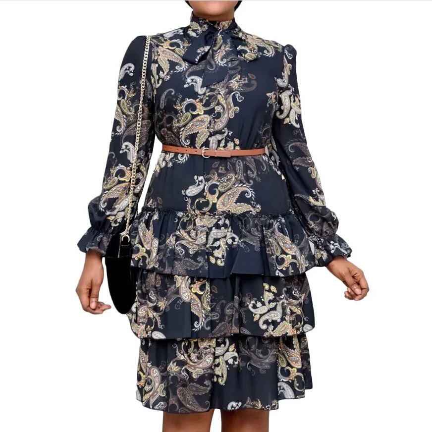 African Dress For Women Clothes Africa Dress Print Dashiki Clothing Ankara Plus Size African Woman Dress Temperament cake skirt 
African Dress For Women Clothes Africa Dress Print Dashiki Clothing Ankara Plus Size African Woman Dress Temperament cake skirt