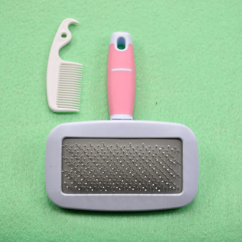 Pet Needle Combs With Non-Slip Handle Small Medium Dog Hair Brushes Hair Removal Knotting Comb Grooming Supplies For Dogs Cats
Pet Needle Combs With Non-Slip Handle Small Medium Dog Hair Brushes Hair Removal Knotting Comb Grooming Supplies For Dogs Cats
