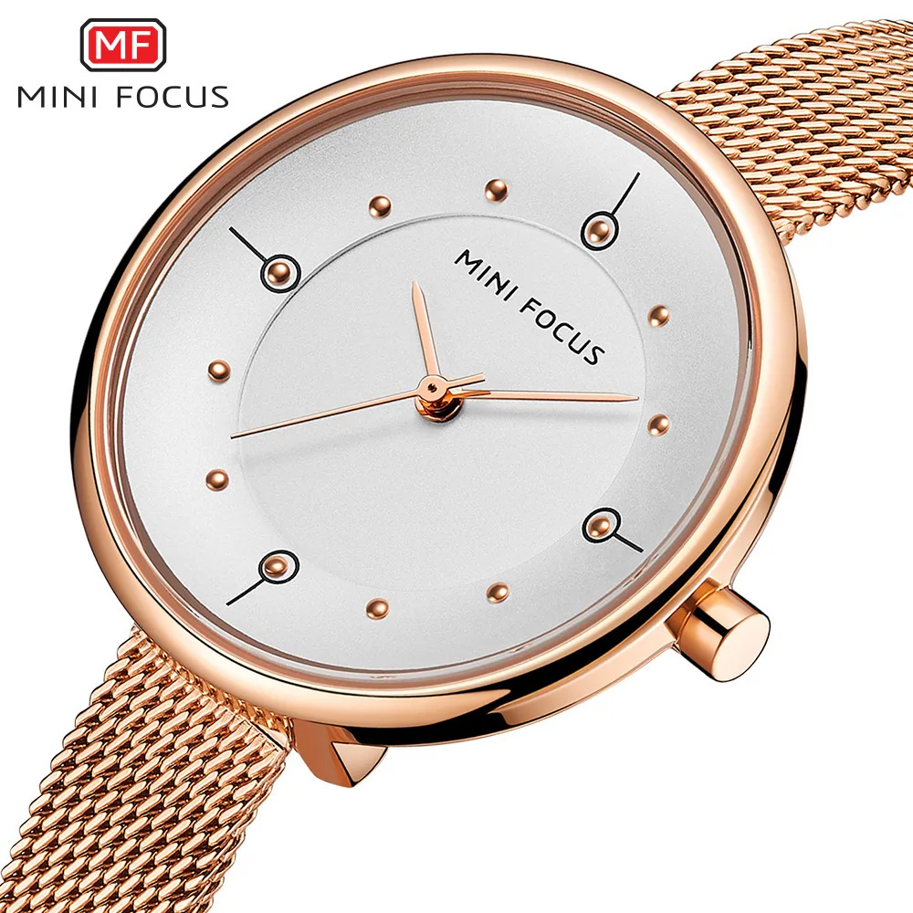 MINI FOCUS brand simple fashion casual women's watch Japan movement water Milan steel belt 0274L
MINI FOCUS brand simple fashion casual women's watch Japan movement water Milan steel belt 0274L