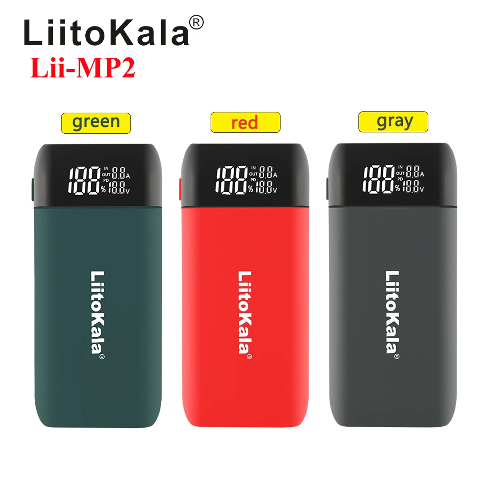 Зарядное устройство LiitoKala для аккумуляторов 21700, внешний аккумулятор 18650, быстрая зарядка QC3.0, зарядное устройство USB Type-C, зарядное устройств...
Зарядное устройство LiitoKala для аккумуляторов 21700, внешний аккумулятор 18650, быстрая зарядка QC3.0, зарядное устройство USB Type-C, зарядное устройств...