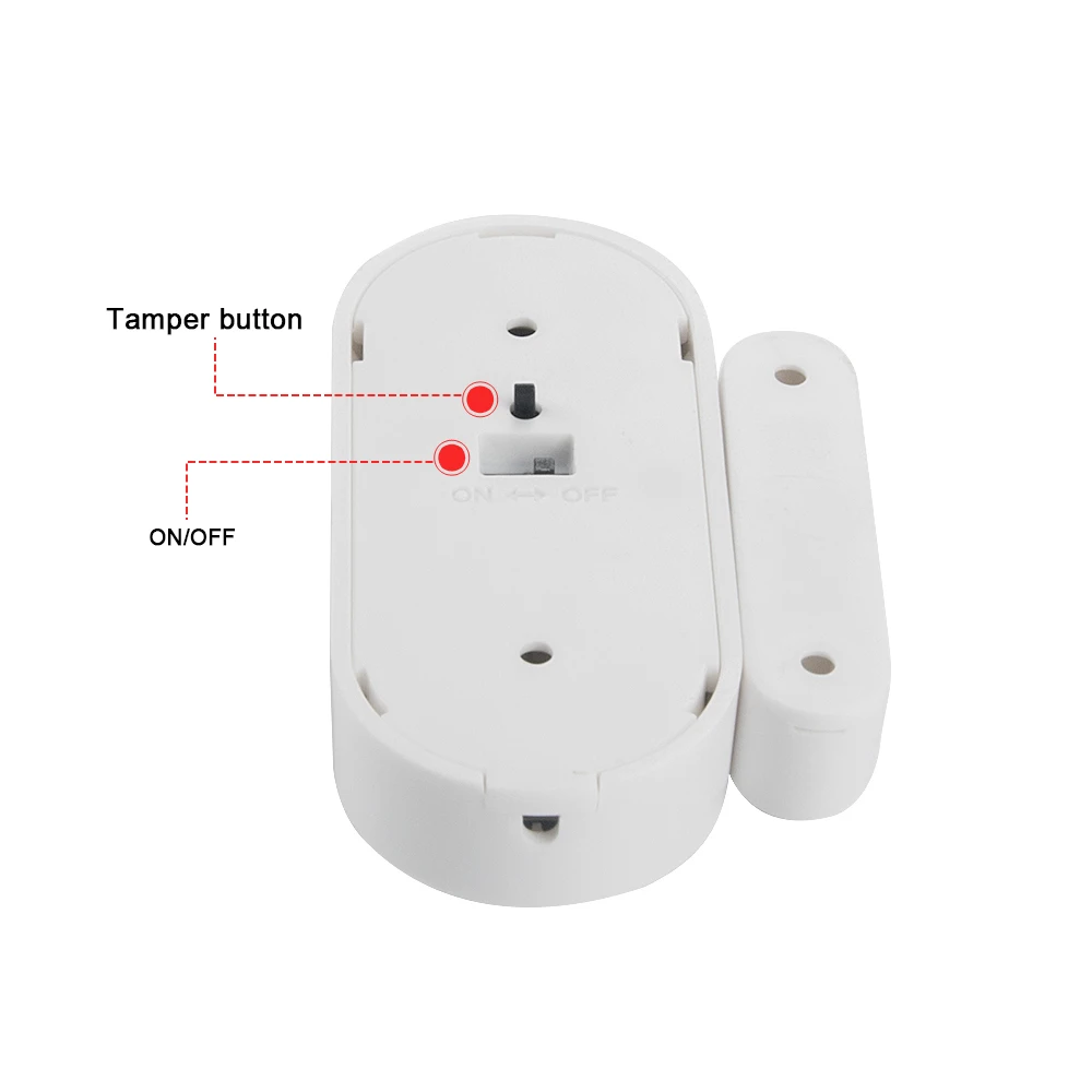 433MHz Door Window Alarm Sensor Wireless Magnetic Switch Contact Detector Signaling for Intruder Security Alarm System
433MHz Door Window Alarm Sensor Wireless Magnetic Switch Contact Detector Signaling for Intruder Security Alarm System