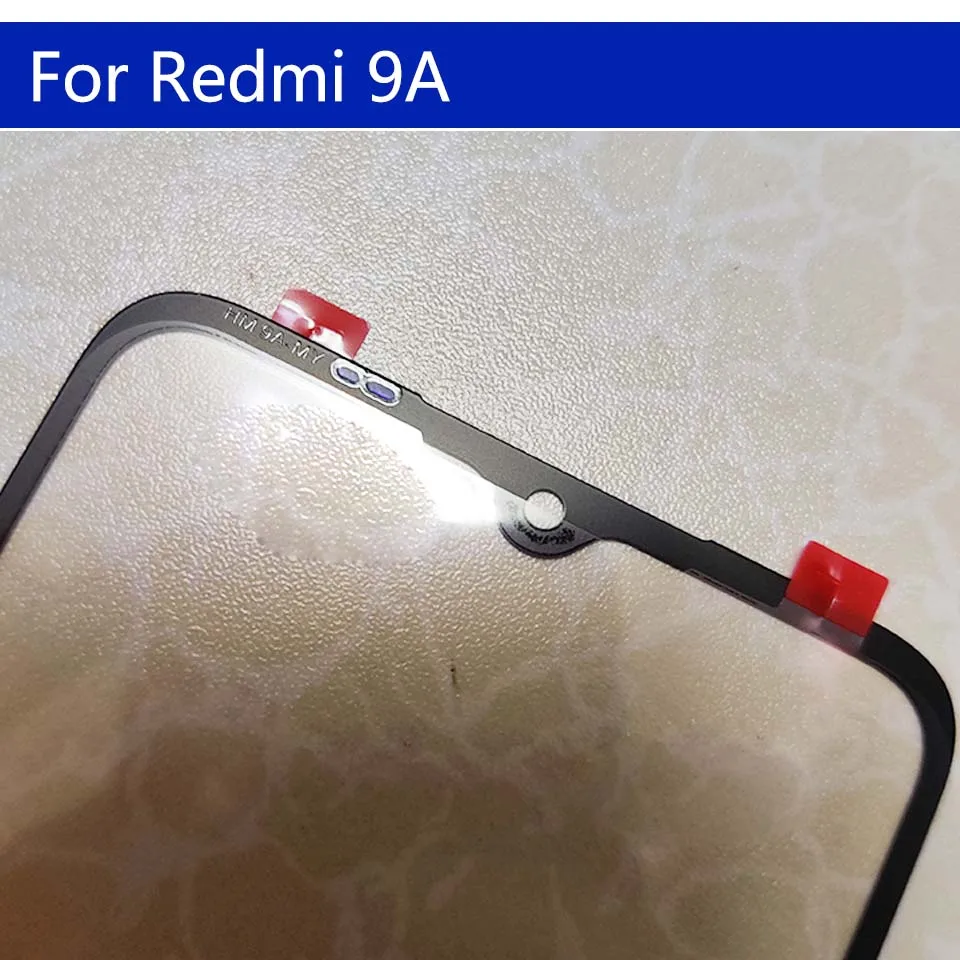 10 шт./партия для Xiaomi Redmi 9 9A 9C LCD Передняя Сенсорная панель стеклянная внешняя
