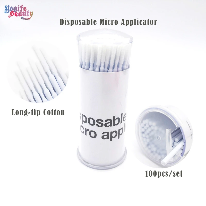 100pcs/Set Disposable Micro Applicators Cotton Swab Eyelash Extension Long Head Cotton Stick from Yogife Beauty
100pcs/Set Disposable Micro Applicators Cotton Swab Eyelash Extension Long Head Cotton Stick from Yogife Beauty