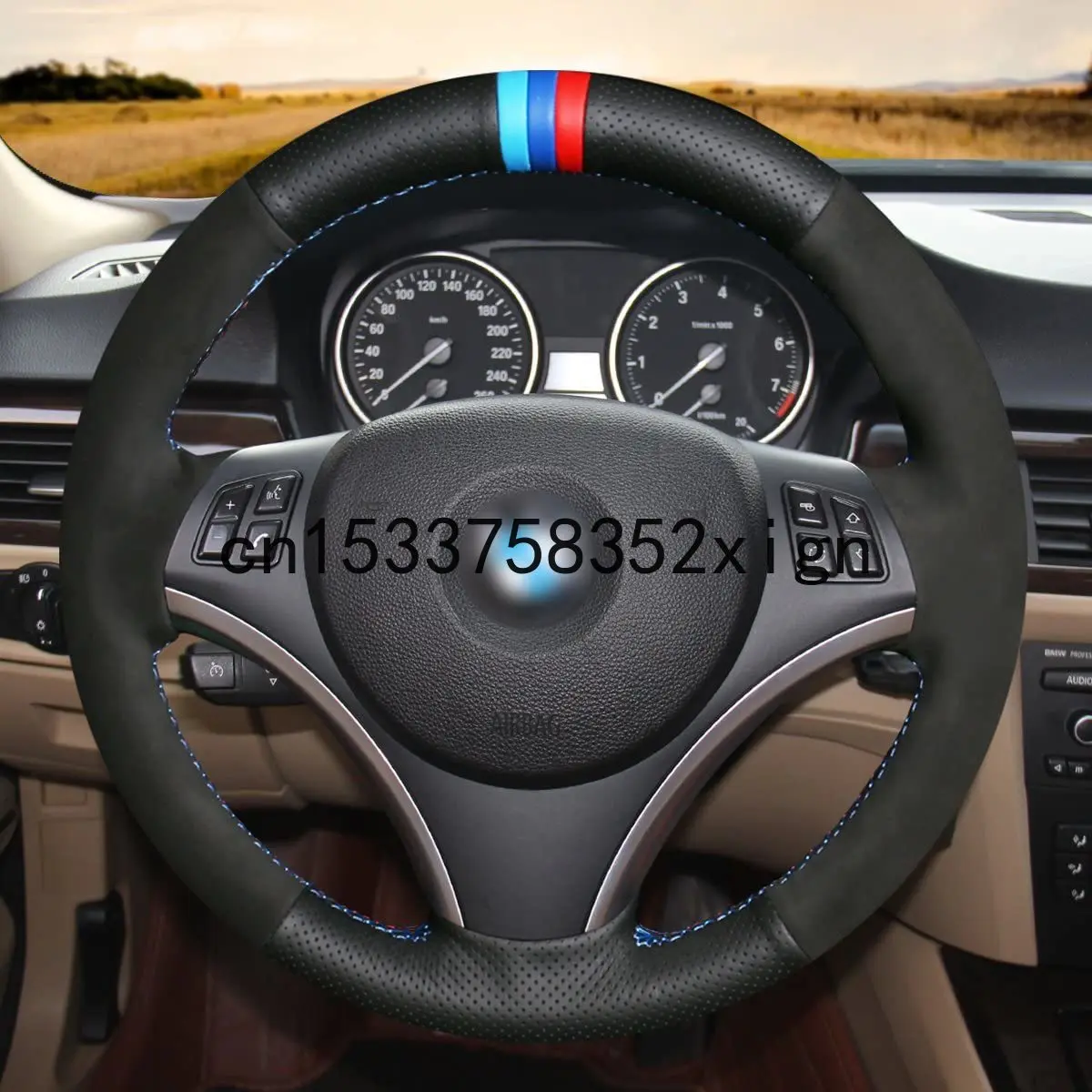 DIY Hand-Stitched Suede Steering Wheel Cover Wrap For BMW 1 Series E81 E82 E87 /3 Series E90 E91 E92 E93 Car modification parts
DIY Hand-Stitched Suede Steering Wheel Cover Wrap For BMW 1 Series E81 E82 E87 /3 Series E90 E91 E92 E93 Car modification parts