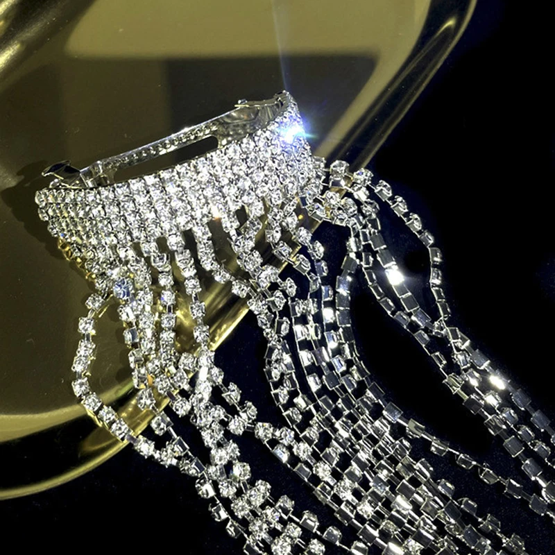 Long Tassel Hairpin Full Diamonds Innovative Fashion Lightweight Durable Design Hair Accessories For Girls Wedding Party Makeup
Long Tassel Hairpin Full Diamonds Innovative Fashion Lightweight Durable Design Hair Accessories For Girls Wedding Party Makeup