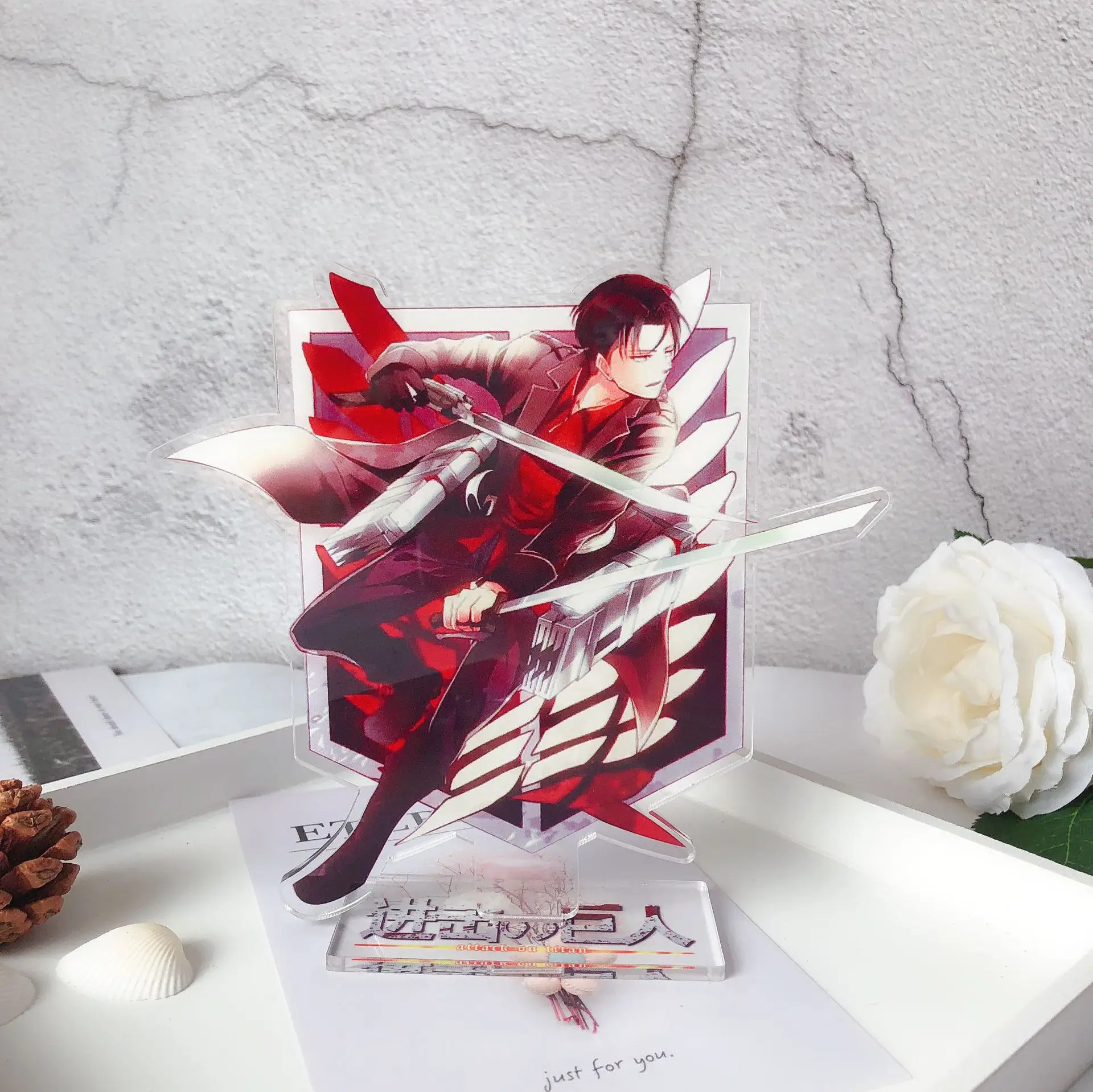 2021 Anime Attack On Titan Eren Levi Rivaille Acrylic Stand Figure Desktop Decoration Collection Model Toy Cosplay Doll
2021 Anime Attack On Titan Eren Levi Rivaille Acrylic Stand Figure Desktop Decoration Collection Model Toy Cosplay Doll