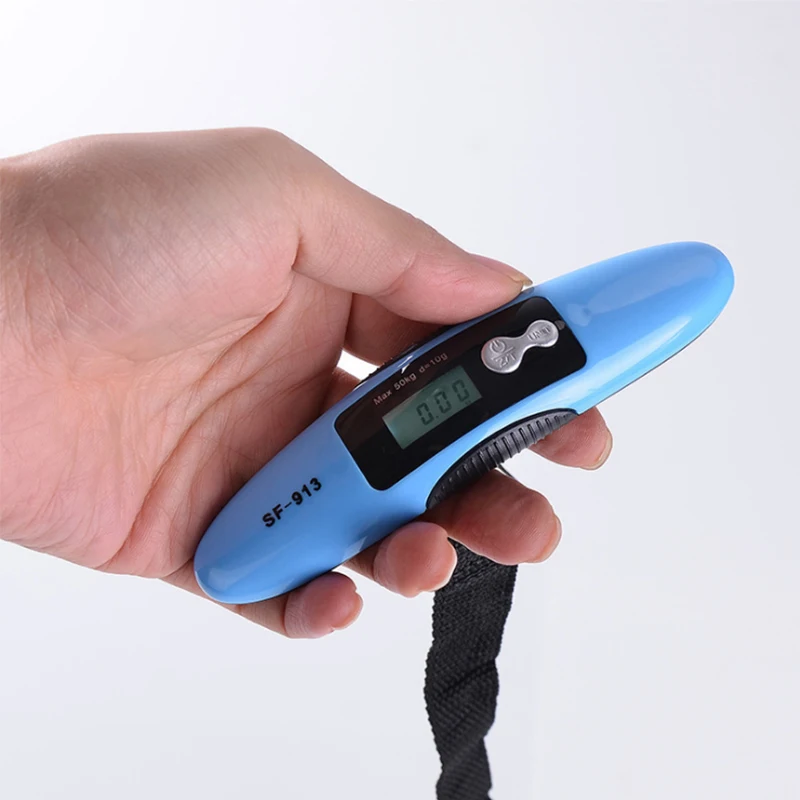 50kg / 10g Digital Luggage ScaleElectronic Scale Weight Balance Suitcase Travel Hanging Steelyard Portable Creative Belt Scale
50kg / 10g Digital Luggage ScaleElectronic Scale Weight Balance Suitcase Travel Hanging Steelyard Portable Creative Belt Scale