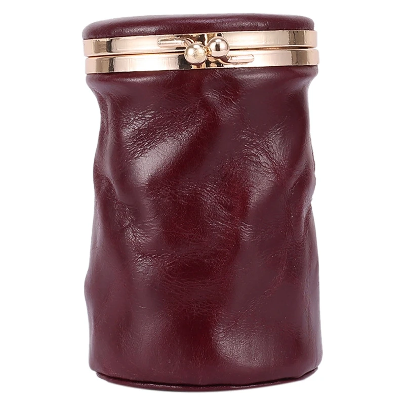 New Portable Leather Lipstick Storage Pouch with Mirror Perfume Jewelry Organizer Pocket Mini Cosmetic Bag 
New Portable Leather Lipstick Storage Pouch with Mirror Perfume Jewelry Organizer Pocket Mini Cosmetic Bag