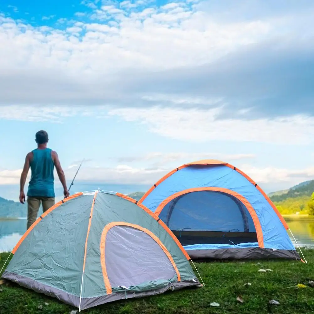 2 Person Automatic Pop Up Camping Tent Easy Open Tents Ultralight Instant Shade Portable Free Construction Outdoor Family Tent
2 Person Automatic Pop Up Camping Tent Easy Open Tents Ultralight Instant Shade Portable Free Construction Outdoor Family Tent