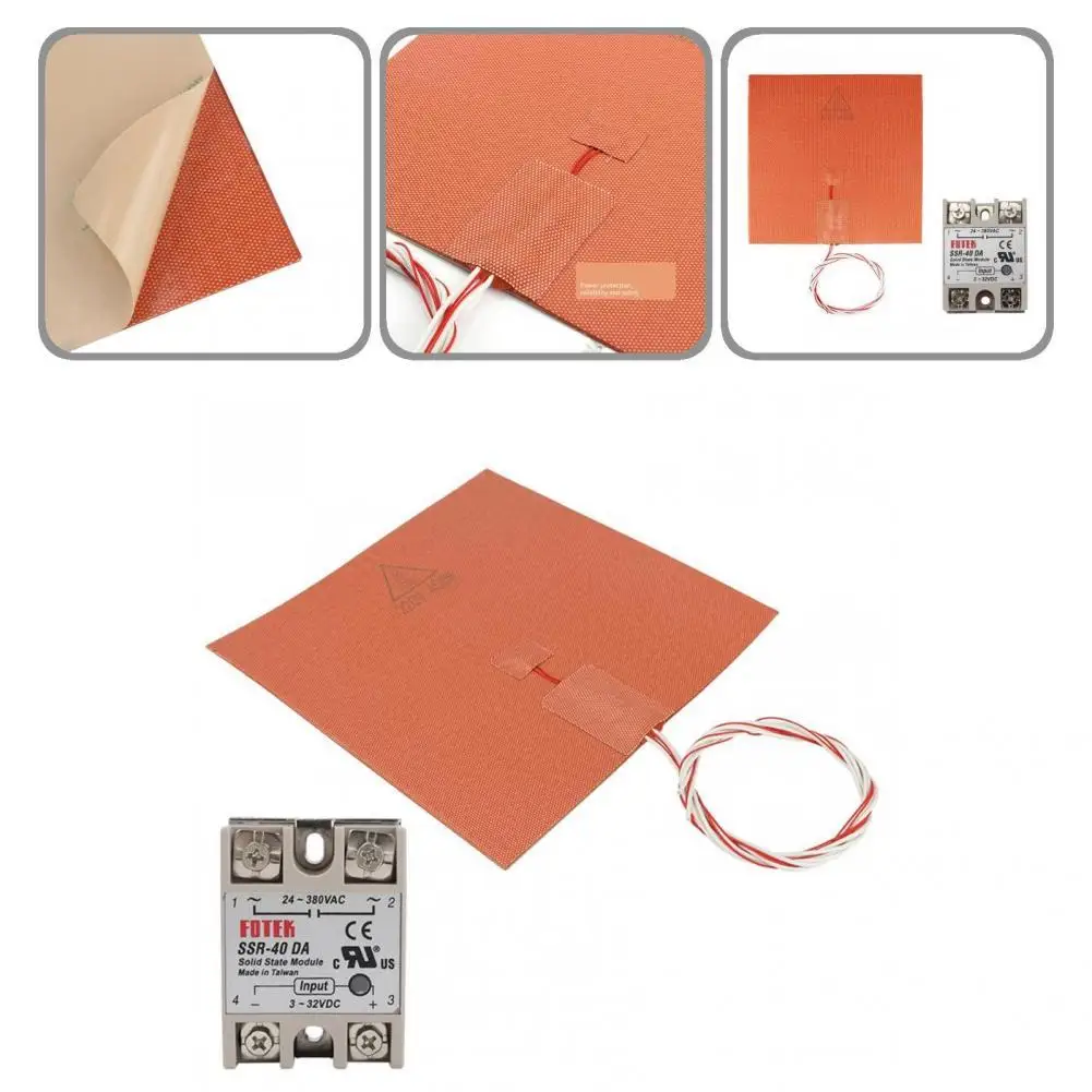 Accessories Professional Sturdy Solid State Relay Module Heating Pad Set Parts 3D Printer Relays Uniform Heat Transfer
Accessories Professional Sturdy Solid State Relay Module Heating Pad Set Parts 3D Printer Relays Uniform Heat Transfer