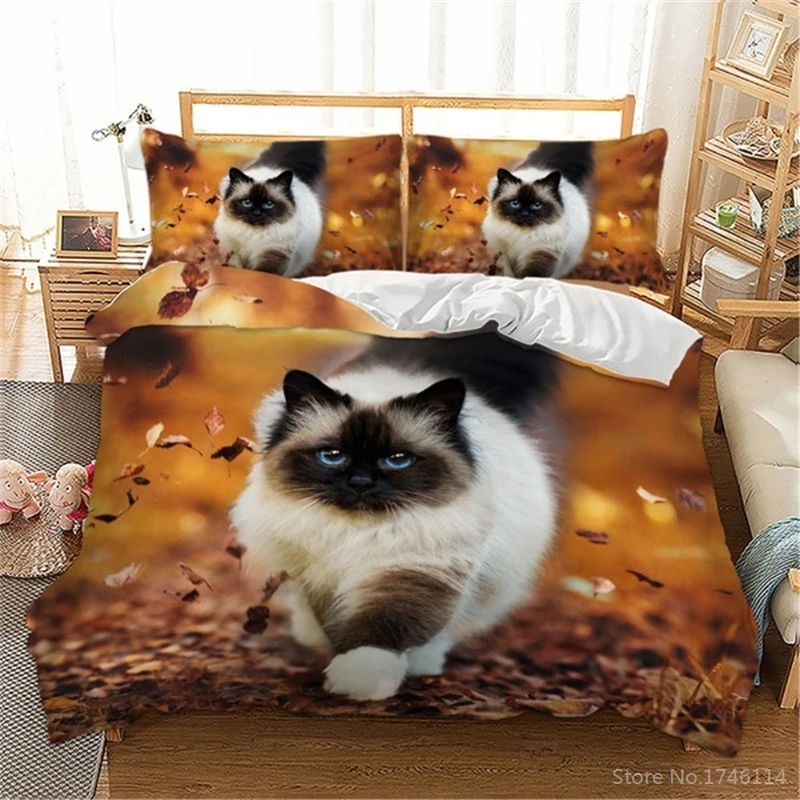 Lovely Cat Fallen Leaves 3D Printed Duvet Cover Pillowcase Set Twin Full Queen King Size Bedding Set Bed Linens Home Textile
Lovely Cat Fallen Leaves 3D Printed Duvet Cover Pillowcase Set Twin Full Queen King Size Bedding Set Bed Linens Home Textile