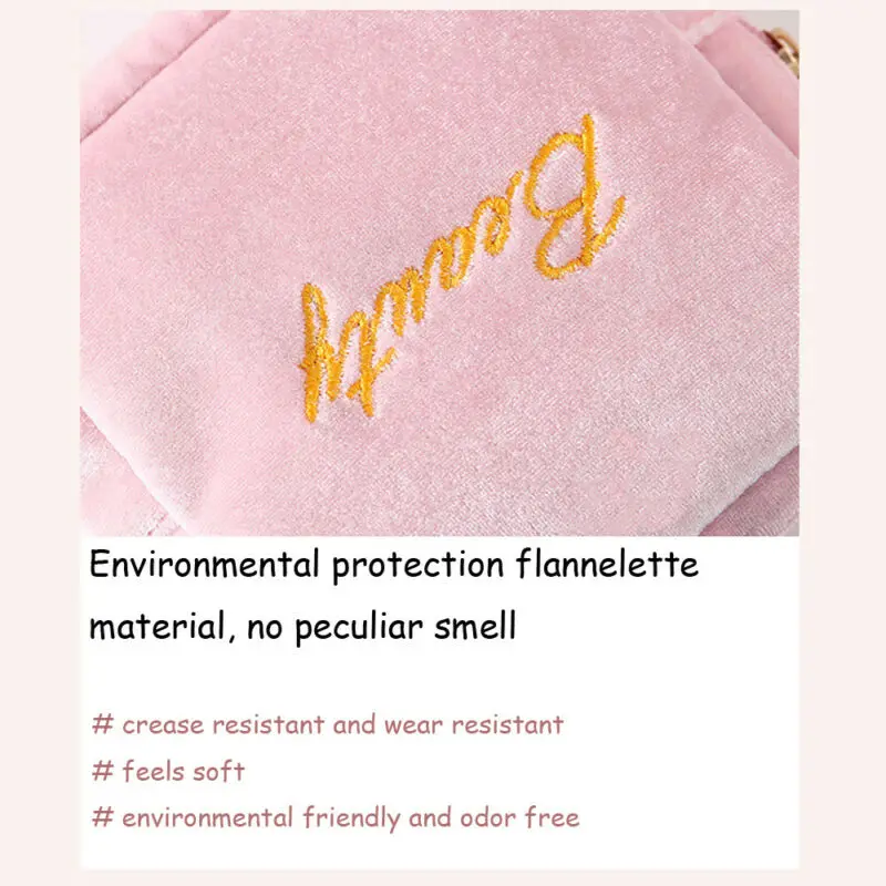 New Woman Portable Sanitary Storage Bag Outdoor Travel Storage Towel Coins Key Cosmetic Bags Velvet Lipstick Zipper Small Bag
New Woman Portable Sanitary Storage Bag Outdoor Travel Storage Towel Coins Key Cosmetic Bags Velvet Lipstick Zipper Small Bag