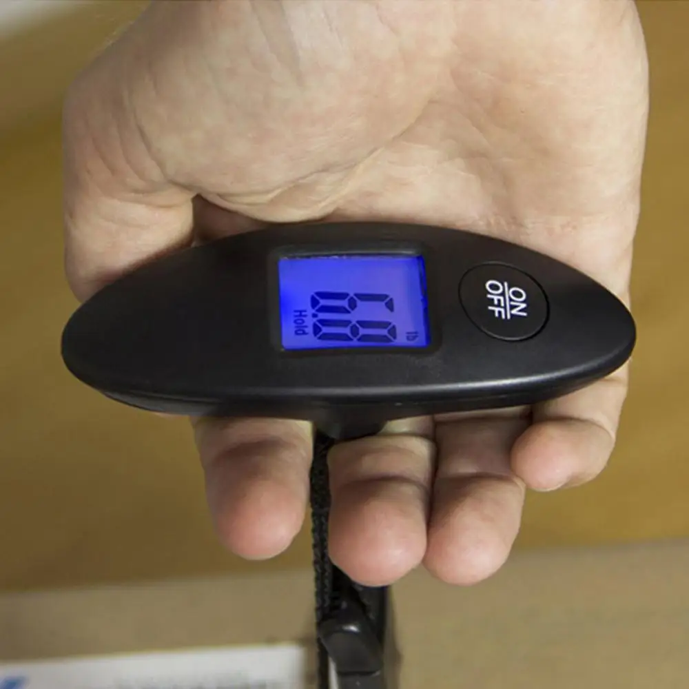 New 40kg/100g LCD Digital Electronic Luggage Scale Portable Suitcase Scale Handled Travel Bag Weighting Fish Hook Hanging Scale
New 40kg/100g LCD Digital Electronic Luggage Scale Portable Suitcase Scale Handled Travel Bag Weighting Fish Hook Hanging Scale