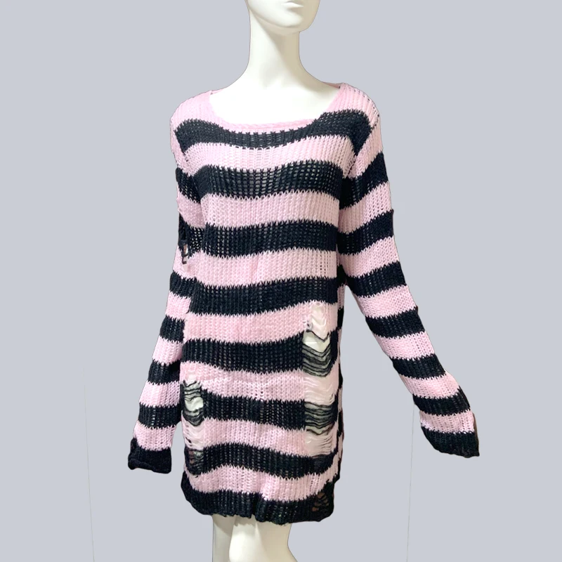 Plus Size Punk Gothic Long Unisex Sweater Dress Cool Hollow Out Hole Broken Jumper Loose Rock Thin Sweter Women Man
Plus Size Punk Gothic Long Unisex Sweater Dress Cool Hollow Out Hole Broken Jumper Loose Rock Thin Sweter Women Man
