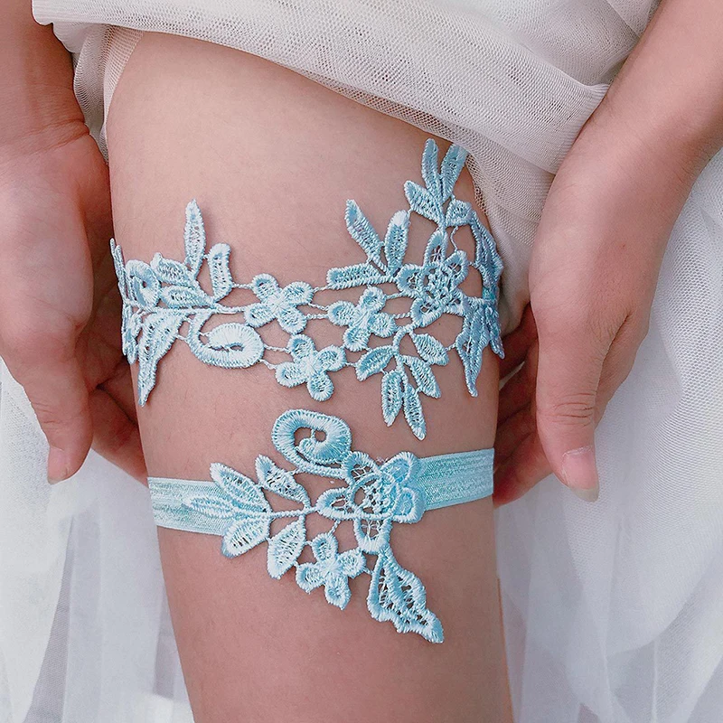1Pair Wedding Garter Navy White Embroidery Floral Sexy Garters Women/Female/Bride Thigh Ring Bridal Lace Leg Ring Loop
1Pair Wedding Garter Navy White Embroidery Floral Sexy Garters Women/Female/Bride Thigh Ring Bridal Lace Leg Ring Loop