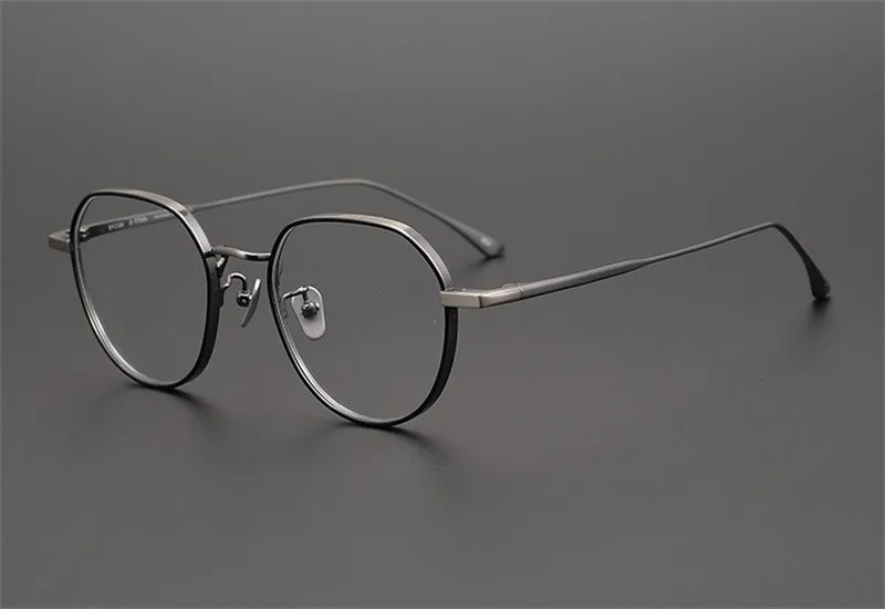 Pure Titanium Glasses Frames Vintage Men Full Rim Optical Eyewear Clear Lens Goggle Myopia Prescription Eyeglasses for Women
Pure Titanium Glasses Frames Vintage Men Full Rim Optical Eyewear Clear Lens Goggle Myopia Prescription Eyeglasses for Women