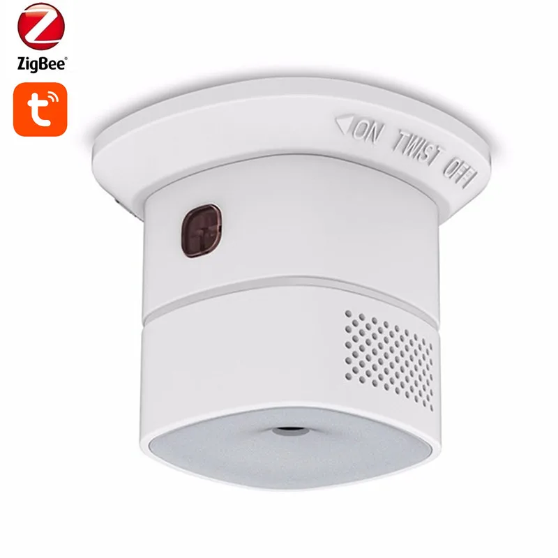 Датчик угарного газа Tuya Zigbee3.0 детектор монооксида углерода работает с