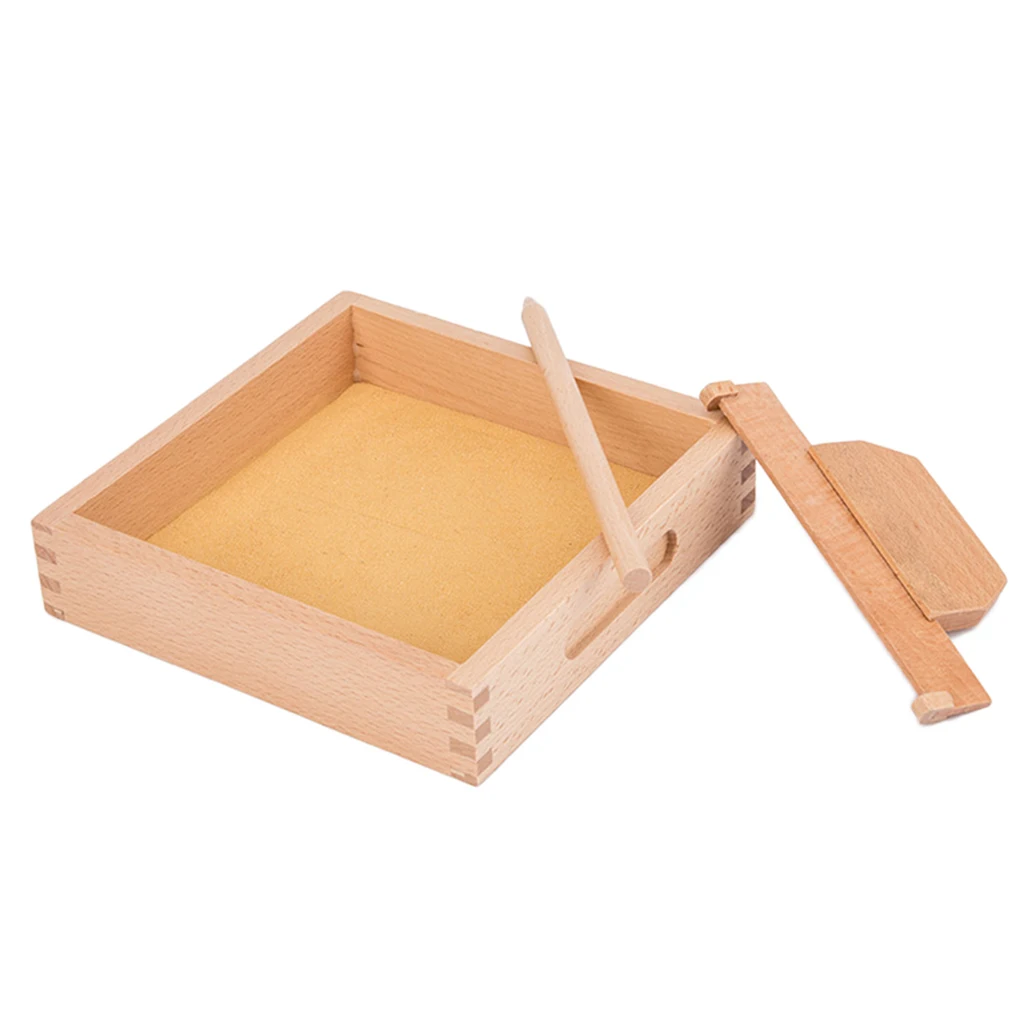 Montessori Letter Formation Sand Tray with Wooden Pen Montessori Educational Toys for Kids Alphabet and Number Learning Toy
Montessori Letter Formation Sand Tray with Wooden Pen Montessori Educational Toys for Kids Alphabet and Number Learning Toy