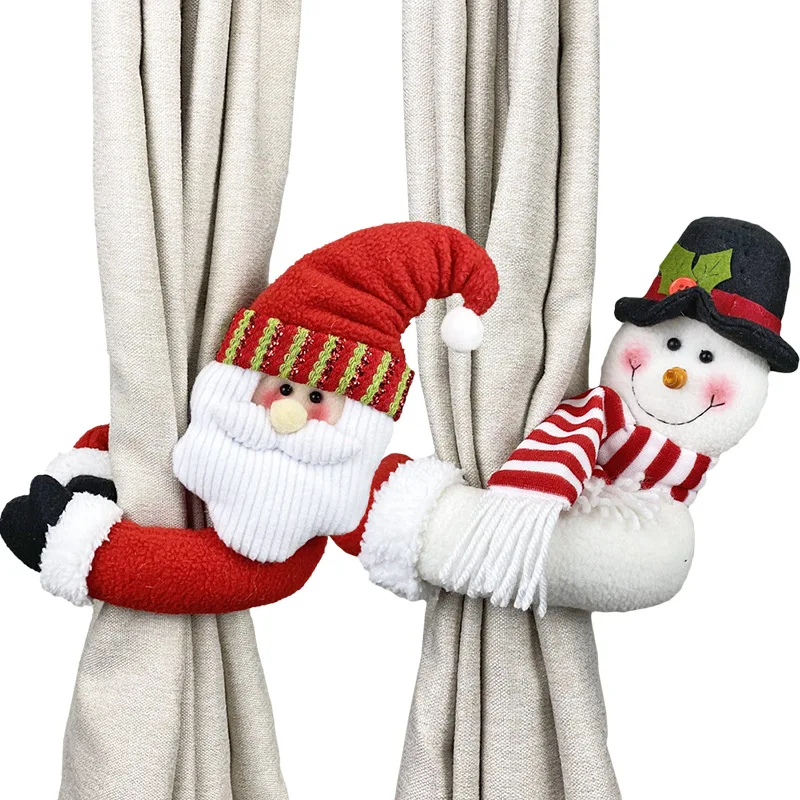 1Pc Christmas Decorarion Santa Snowman Curtain Clip Tieback Home Decor Buckle Curtain Holder Straps Home Curtain Decor
1Pc Christmas Decorarion Santa Snowman Curtain Clip Tieback Home Decor Buckle Curtain Holder Straps Home Curtain Decor