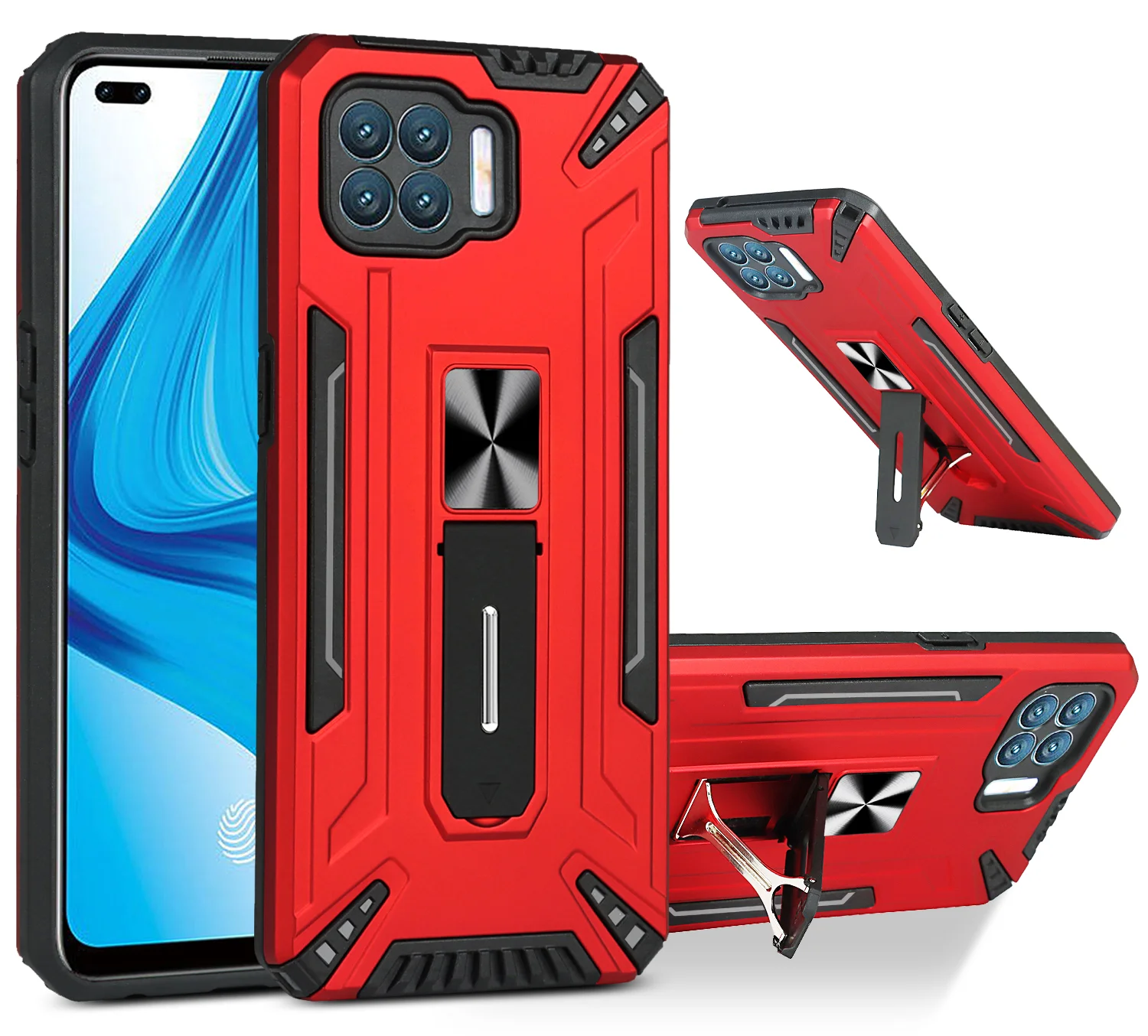 Shockproof Protect Phone Case For Oppo Realme Reno 4F Lite 5F F19 5 5F 4 F17 Pro Armor Bracket Magnetic Anti-fall Stand Cover
Shockproof Protect Phone Case For Oppo Realme Reno 4F Lite 5F F19 5 5F 4 F17 Pro Armor Bracket Magnetic Anti-fall Stand Cover