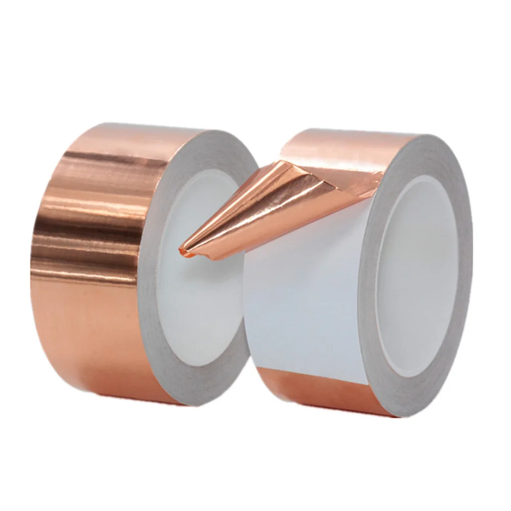 Single-lead Copper Foil Tape Conductive Shielding Tape Single-sided Conductive Self-adhesive Tape Non-residual Copper Foil Tape
Single-lead Copper Foil Tape Conductive Shielding Tape Single-sided Conductive Self-adhesive Tape Non-residual Copper Foil Tape