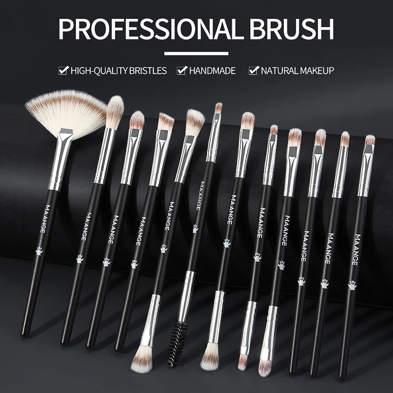 

MAANGE Makeup Brushes Pro Pink Brush Set Powder EyeShadow Blending Eyeliner Eyelash Eyebrow Make Up Beauty Cosmestic Brushes