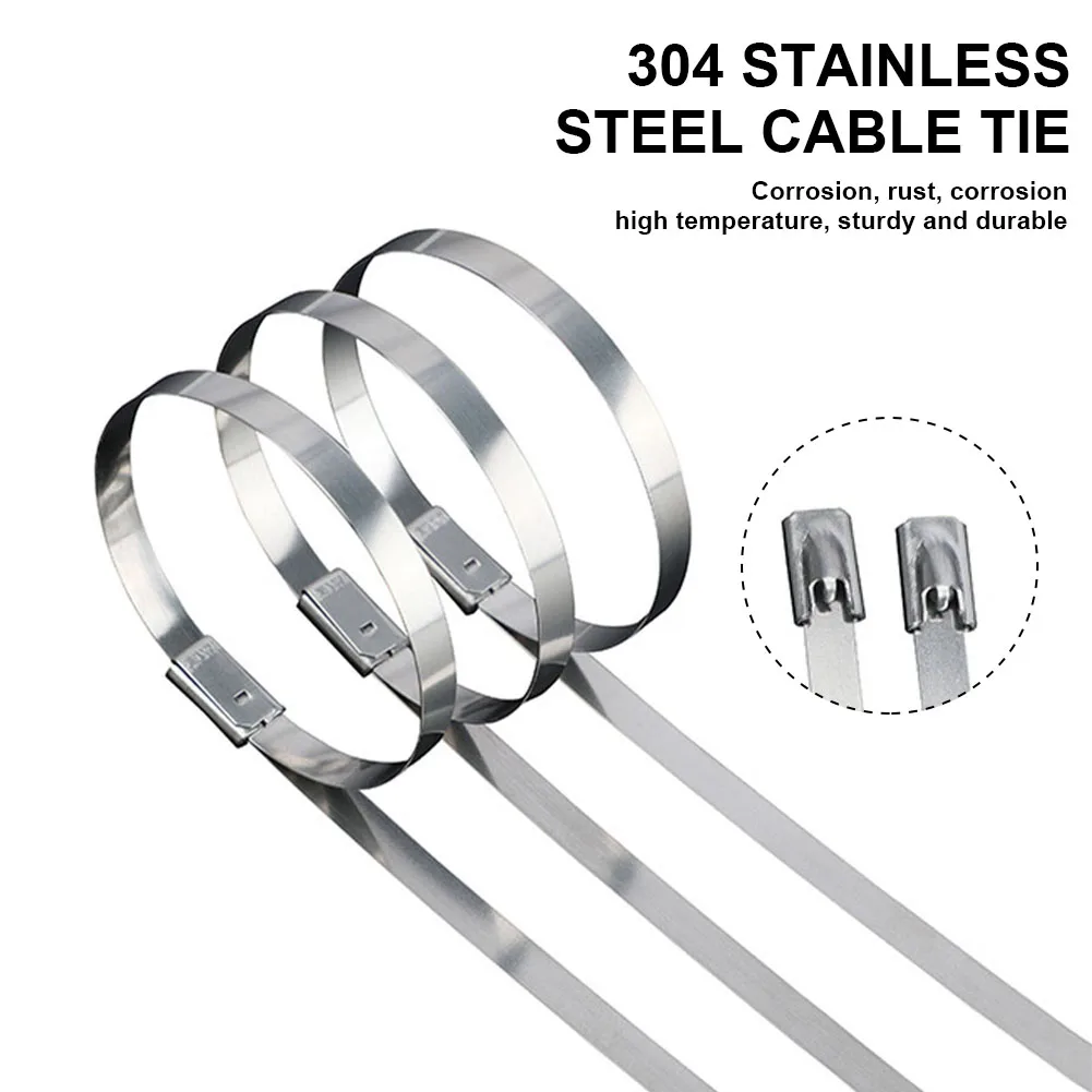 New 20 PCS/Multi-Purpose Locking Cable Metal Zip Ties Stainless Steel Cable twist Ties Locking Metal Zip-Exhaust Wrap Coated
New 20 PCS/Multi-Purpose Locking Cable Metal Zip Ties Stainless Steel Cable twist Ties Locking Metal Zip-Exhaust Wrap Coated