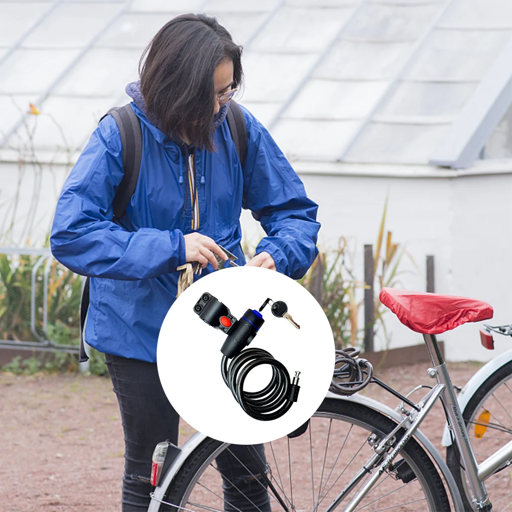 Universal Anti-Theft Bicycle Bike Lock Stainless Steel Cable Coil For Castle Motorcycle Cycle MTB Bike Security Lock with 2 Key
Universal Anti-Theft Bicycle Bike Lock Stainless Steel Cable Coil For Castle Motorcycle Cycle MTB Bike Security Lock with 2 Key