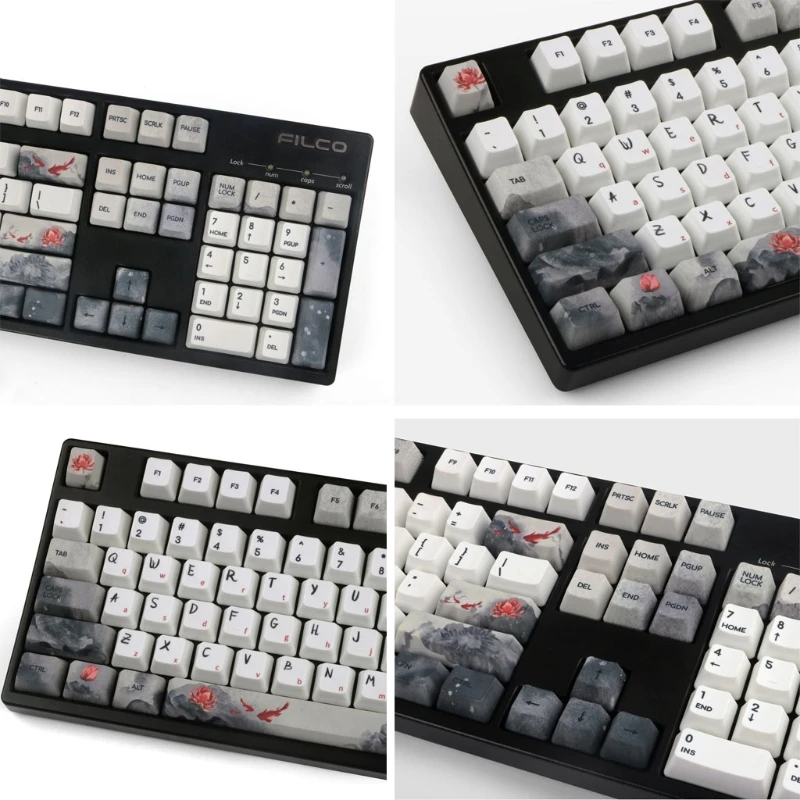 108 Keys 5 Sides Dye-Sublimation OEM PBT Keycaps Lucky Koi Nobori Carp Mechanical Keyboard Keycaps Cap
108 Keys 5 Sides Dye-Sublimation OEM PBT Keycaps Lucky Koi Nobori Carp Mechanical Keyboard Keycaps Cap
