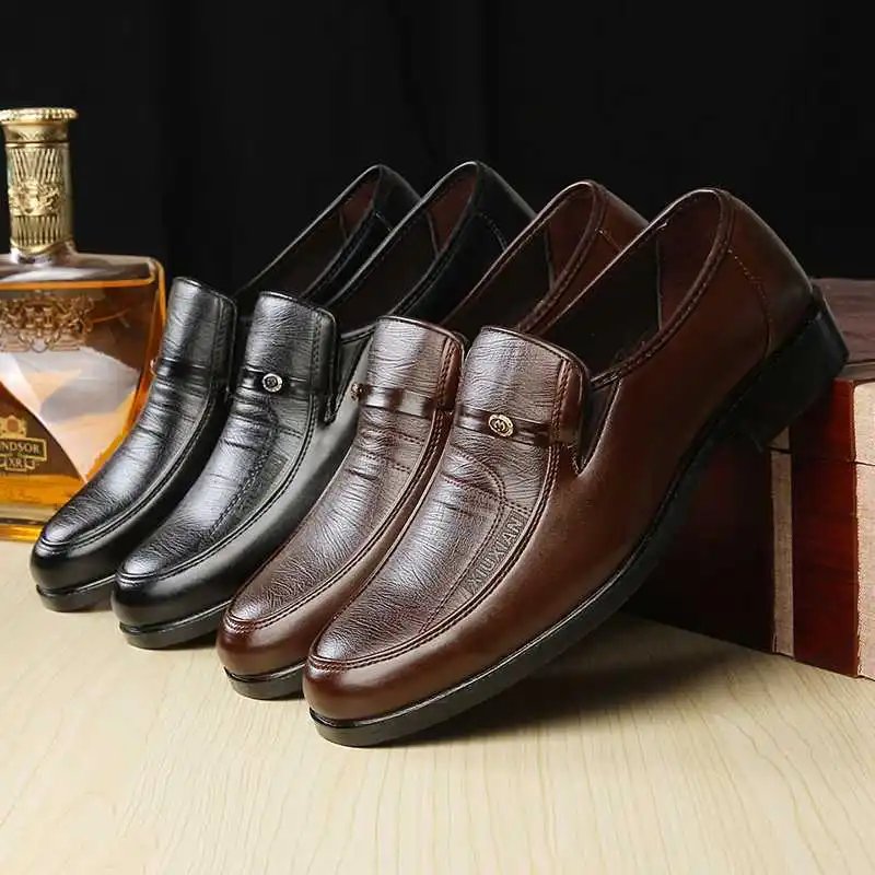 New Fashion 2019 Spring Autumn Men Dress Shoes Business Male Leather Shoes Solid Color Men Work Shoes Slip-on Round Toe
New Fashion 2019 Spring Autumn Men Dress Shoes Business Male Leather Shoes Solid Color Men Work Shoes Slip-on Round Toe