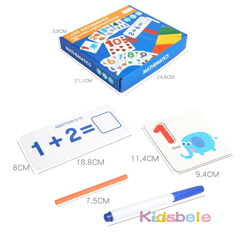 Montessori Toys For Children Mathematics Kids Early Educational Toys Counting Wooden Sticker Kids Number Cognition Birthday Gift
Montessori Toys For Children Mathematics Kids Early Educational Toys Counting Wooden Sticker Kids Number Cognition Birthday Gift